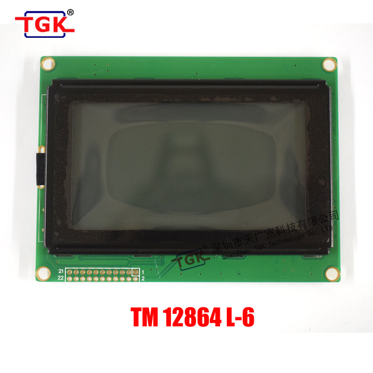 TGK TM12864L-6（128X64点阵)EL背光挖机高工艺高精工业级液晶屏